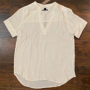 Ivory jcrew shirt - never worn, new with tags